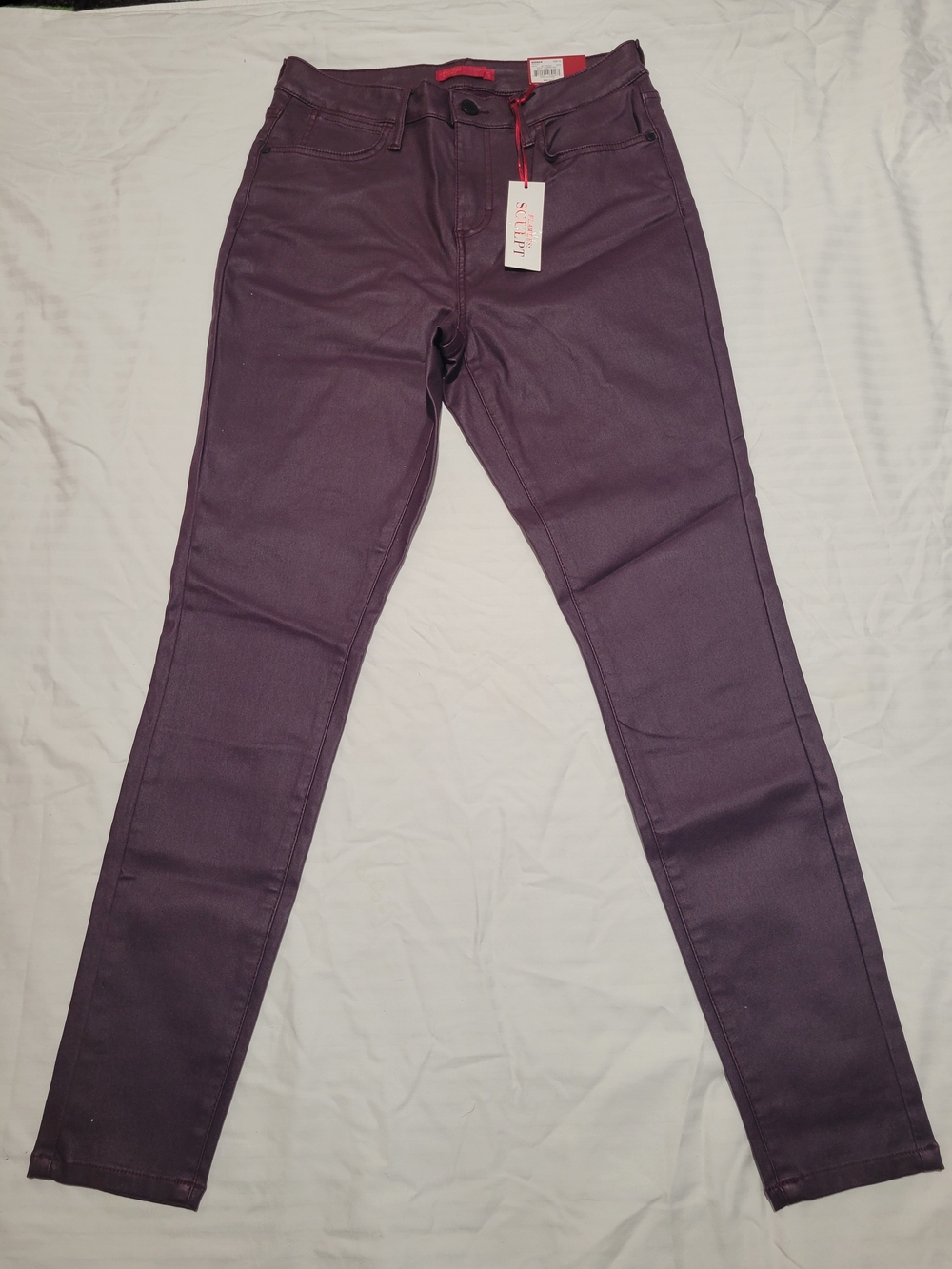 Jennifer Lopez Deep Plum Skinny Jeans